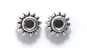 IN184-25S: Bali Style Copper Spacer ANT Sil 5x8mm-20PC