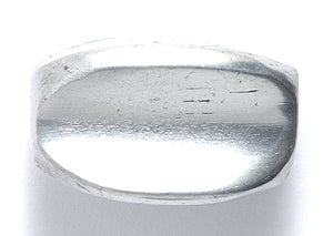 IN183-ME16: Aluminum Fluted Oval 11x22mm Avg-15PC