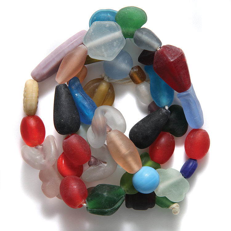 VE524-M: Bead Mix Matte 24Inch Strand 6-28mm-STR
