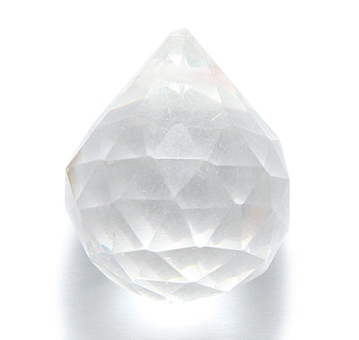 PL299-15: Glass Faceted Crystal Drop 22mm-1PC