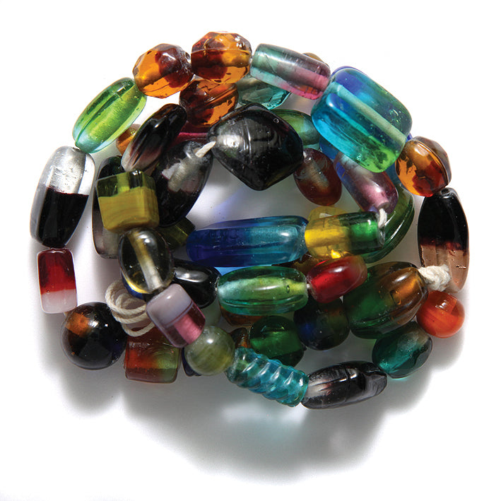 VE524-2T: Bead Mix Two Tone 24Inch Strand 7-16-STR