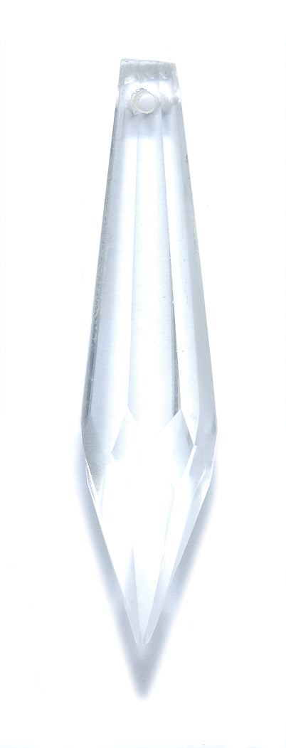 PL299-7: Glass Faceted Point Pendant 74mm- 5PC