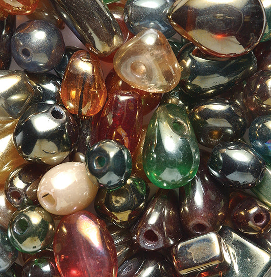 VE525-L3: Bead Mix Gold Lustr-100GM