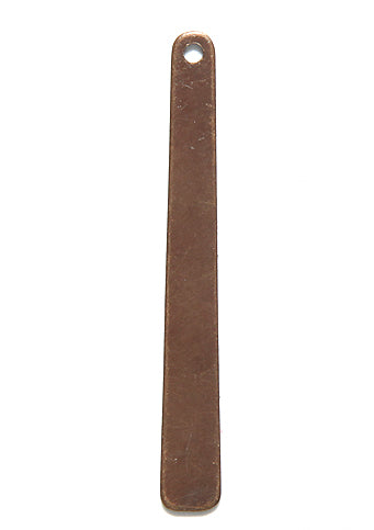 VJ4038: Vintaj Blank Tapered Rectangle 5x40mm 23GA