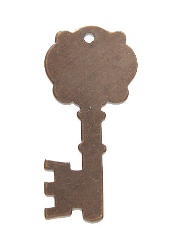 VJ4012: Vintaj Altered Blank Fancy Key 16x35mm
