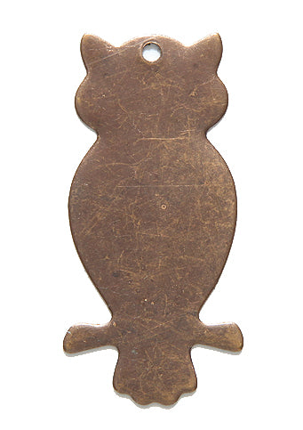 VJ4018: Vintaj Altered Blank Perched Owl 20x42mm
