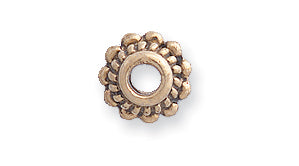 PW622-AG: Cone Cap Ant Gold 8mm - 1PC