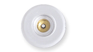 FI24-G: Earring Barrel Back PL Disc Gold 36PR
