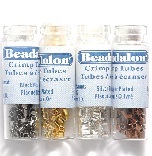thumbnail image 2 of Beadalon Beadalon Crimp Tube Assorted Color Variety Pack, Size #2-600 Pcs, Silver, Gold, Copper, Hematite Color For Jewelry Making & Beading 2 of 14