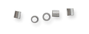 FI163-SPL: Crimp Tube Silver PLT 2mm - 144PPK