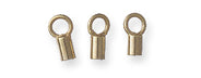 FI161-G: Crimp Tube W/Eye Gold 3.5mm .048 In ID-12PC