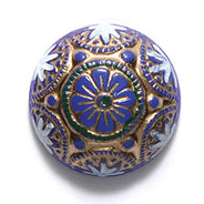 CC800: Precisoa Reyna Cabochon Blue 14mm-1PC