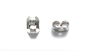 FI20-SN: Earnut Butterfly Clutch Stainless Steel - 6PR