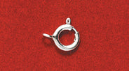 FI100-SS: Spring Clasp Sterling 5.5mm 10PC