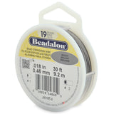 18FI295-30: Beadalon Bright .018 19-strand 30 Feet Spool