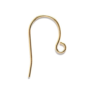 FI44-G: Ear Wire Shepherds Hook Gold 21GA 36PR