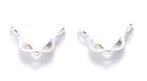 FI132-SPL: Bead Tip Double Cup Bright SIL 4mm 144PC