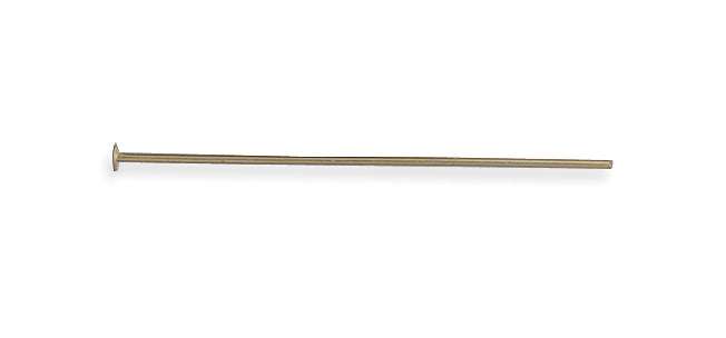 FI60-G: Head Pin Gold PLT 1.5" 21GA 90-96PC/14GM