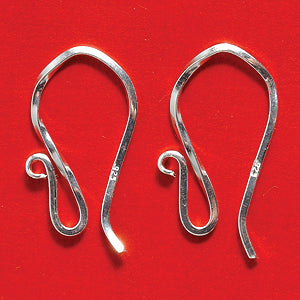 FI32-SS: Earwire Fishhook Twist 20GA Square Wire SS