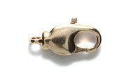 14FI647-GR: Clasp Swivel Lobster 7x14mm Gold 3PPK