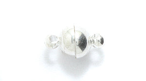 FI146-5S: Clasp Magnetic Round 6mm Silver 1SE