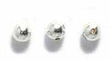 45FI173-S: Scrimps 4.5mm Round 1.04mm Inner Diameter Silver - 10 Pieces