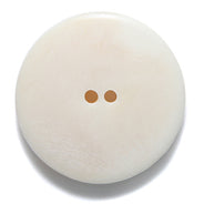 27BN114-BU: Bone White Button 27mm 2 Hole 8 Pieces