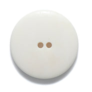 24BN114-BU: Bone WHT Button 24mm 2HOLE - 10PC