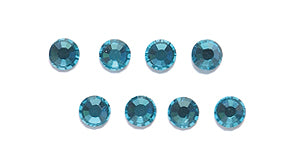 10RH285: Preciosa Chaton Viva Ss10 Blue Zircon-288PC