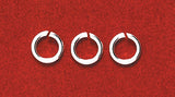 4FI206-1SS: Jump Ring Sterling 5mm 21GA 3.5mm ID 20PC