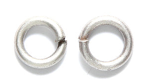 10FI220-AS: Jump Ring ANT Silver PLT 13GA 10mm 9-10PC/5GM