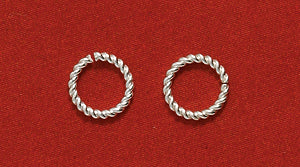 6FI209-SS: Twisted Wire Jump Ring Round SS 6mm 19GA