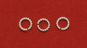 4FI209-SS: Twisted Wire Jump Ring Round SS 4mm 21GA