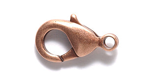 15FI644-AC: Clasp Lobster ANT CPPR 15x9mm 12PC
