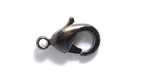 12FI644-GM: Clasp Lobster GNMTL 12x7mm 24PC