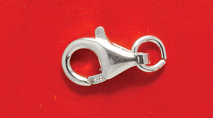 11FI644-SS: Lobster Claw Jump Ring Sterling 6x11mm - 2EA
