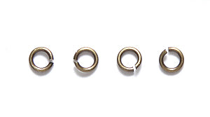 3FI206-AB: Jump Ring ANT Brass 3mm 22GA - 180PC/5GM