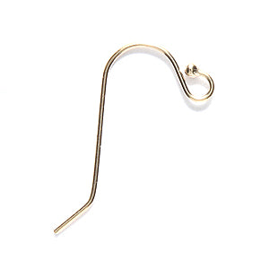 2GF54: Earwire Ball Shepherd GoldFill 20mm