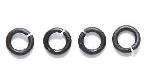 4FI206-MB: Jump Ring Matte Black 5mm 18GA - 55PC/5GM