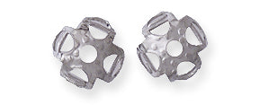 6FI247-S: Bead Cap Filigree Cap SIL 7mm 250C