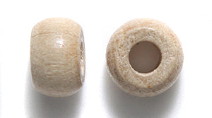 10WC151-C: CZ Wood Crow Natural 6x10mm 4mm Hole 500PC