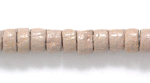 70WO151: Wood Heishi Lt Mocha 4mm - 4 strng