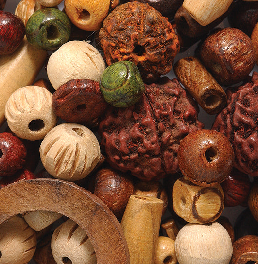 Wood Beads Shipwreck Beads