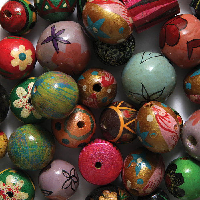 Wood Beads Shipwreck Beads