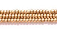 11SB953-MER: CZ Seed Bead Silk Light Gold 11/0-1HK