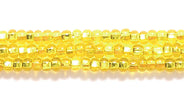 11SB422R: CZ Seed Bead SIL-Line Yellow 11/0-1HK