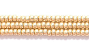 11SB851R: CZ Seed Bead Metallic Champagne Gold 11/0-1HK