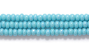 11SB585R: CZ Seed Bead Turquoise Green AB 11/0-1HK