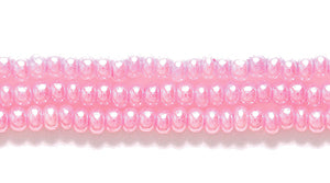 11SB693R: CZ Seed Bead Pearl DK Pink 11/0-1HK