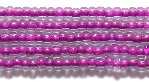 10SB798-NR: CZ Seed Bead Neon Lined Purple 10/0 Uv Reactive-1HK
